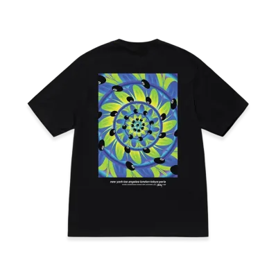 Stussy Rabbit Hole Tee "Black"