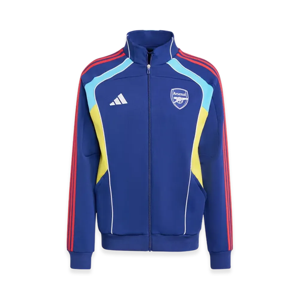 adidas Arsenal Festival Pack Doubleknit Track Top "Victory Blue/Bright Yellow/Bright Cyan"