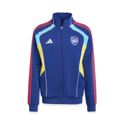 adidas Arsenal Festival Pack Doubleknit Track Top "Victory Blue/Bright Yellow/Bright Cyan"