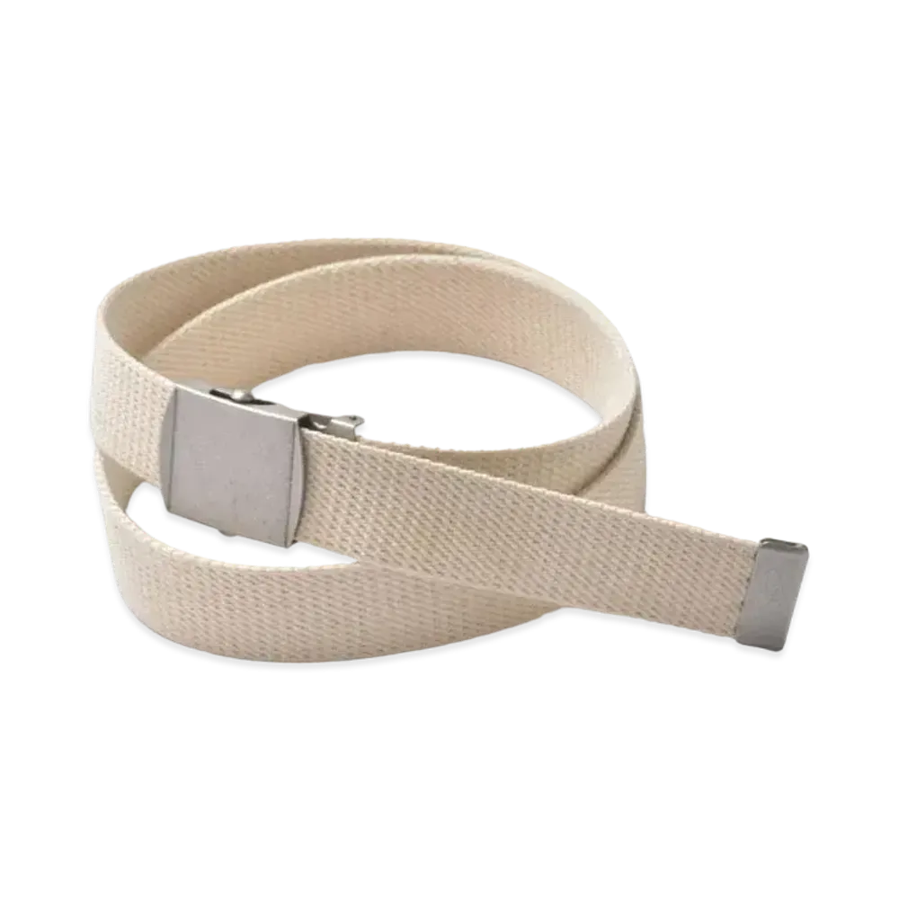 THE REAL McCOY'S White Trouser Uniform Belt "White"