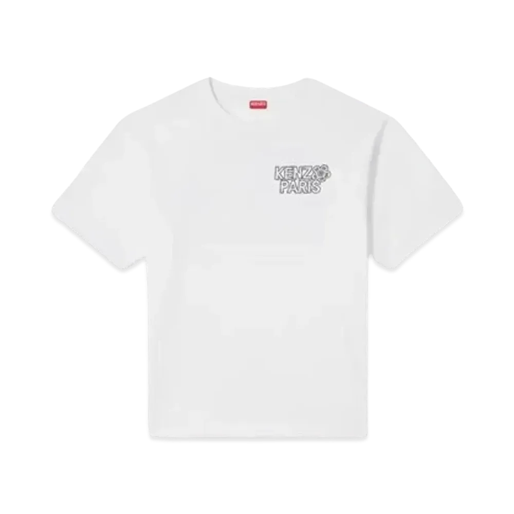 KENZO 'CONSTELLATION' Oversize Embroidery T-shirt "Off White"