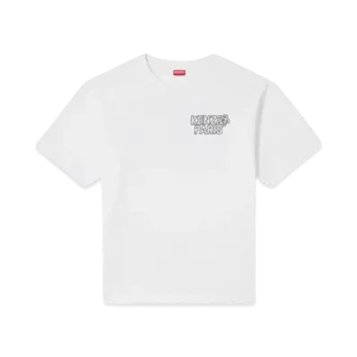 KENZO 'CONSTELLATION' Oversize Embroidery T-shirt "Off White"