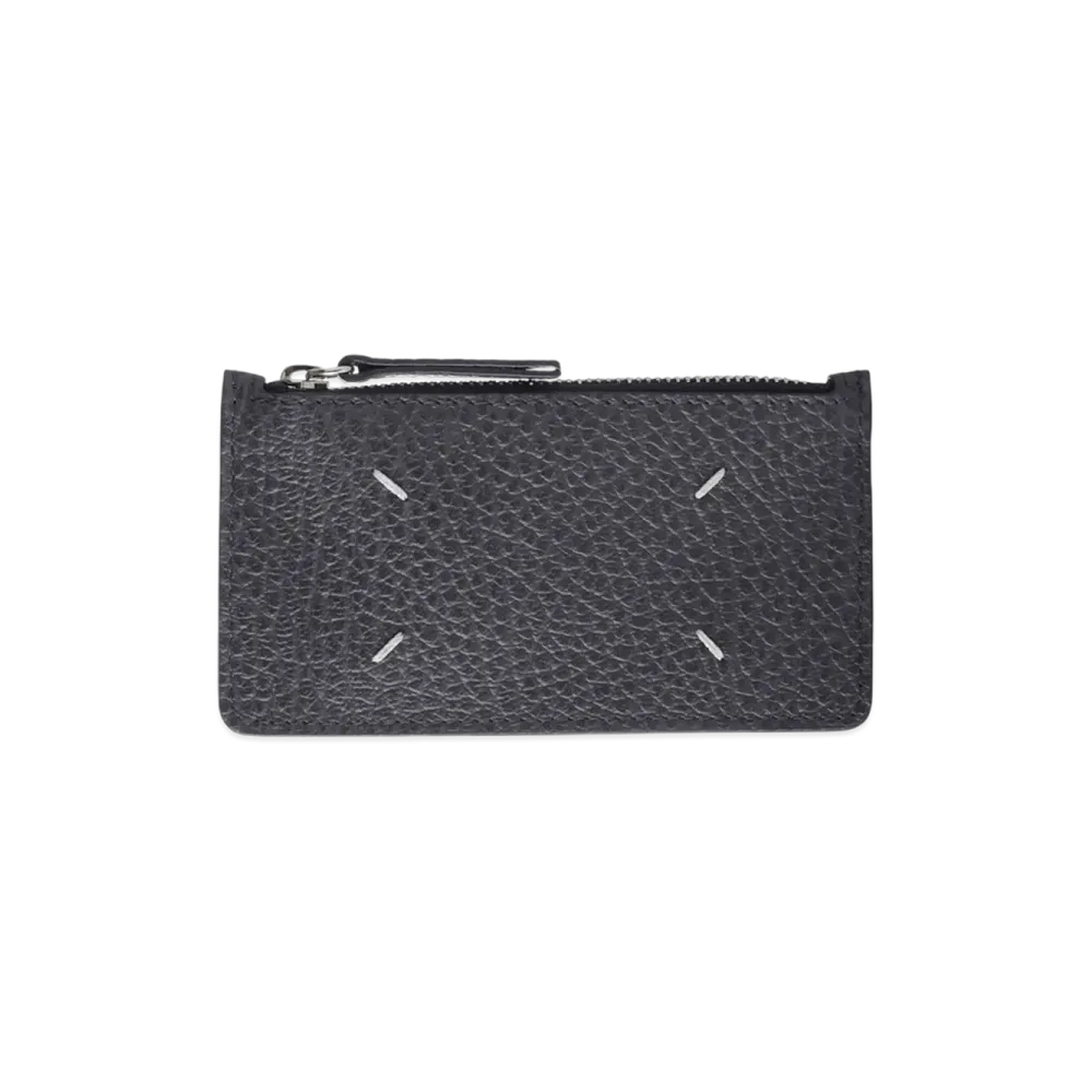 Maison Margiela Card Holder Zip EW "Pewter"