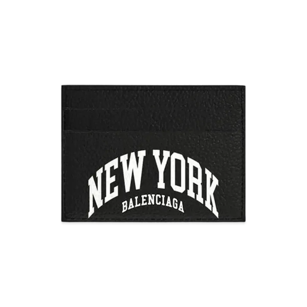 BALENCIAGA Cities New York Cash Card Holder "Black"