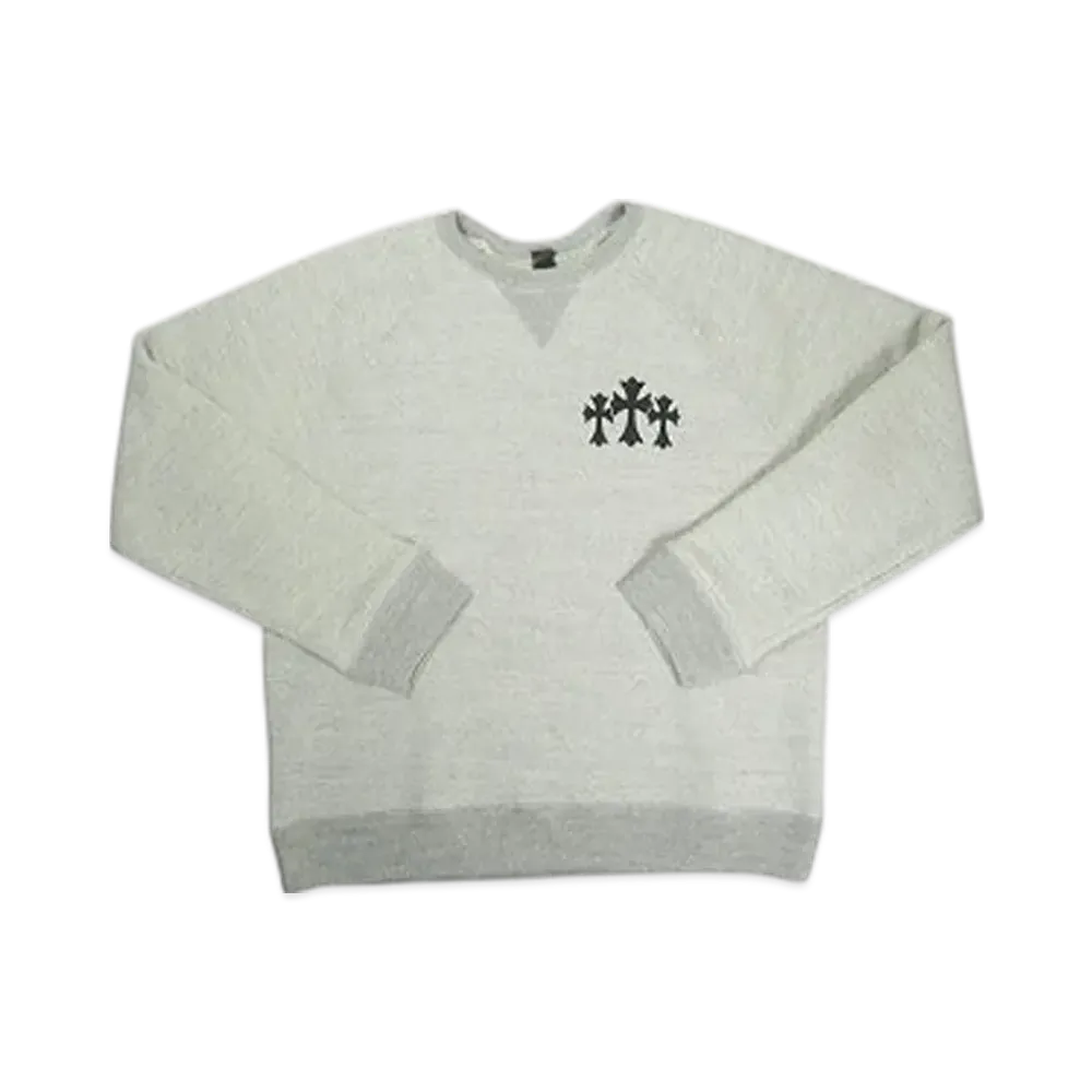 Chrome Hearts Y Not CH Logo Ultra Heavy Fleece 7-11 Crew Neck Sweat "Grey"