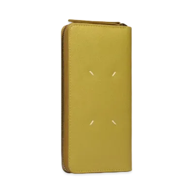 Maison Margiela Four Stitches Zip Around Wallet "Cedro"