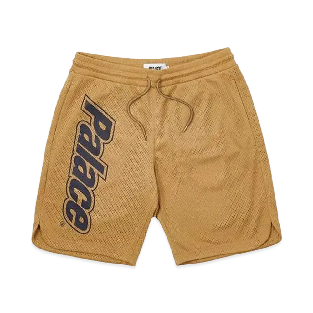 PALACE LOWERCASE FONT SHORTS "Gold"