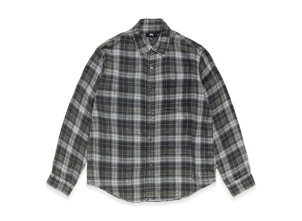 Stussy Matthew Plaid Shirt "Charcoal"