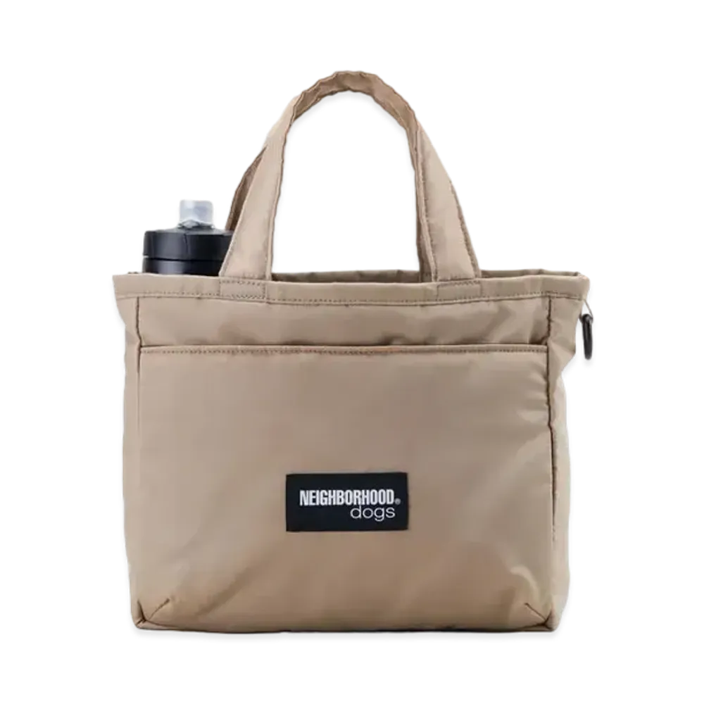 NEIGHBORHOOD Dog Walking Tote Bag "Beige"