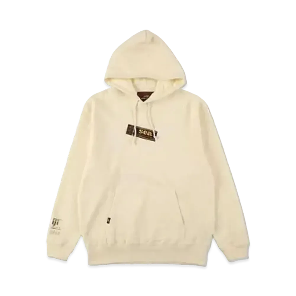 WIND AND SEA x meiji Hoodie "White Chocolate"