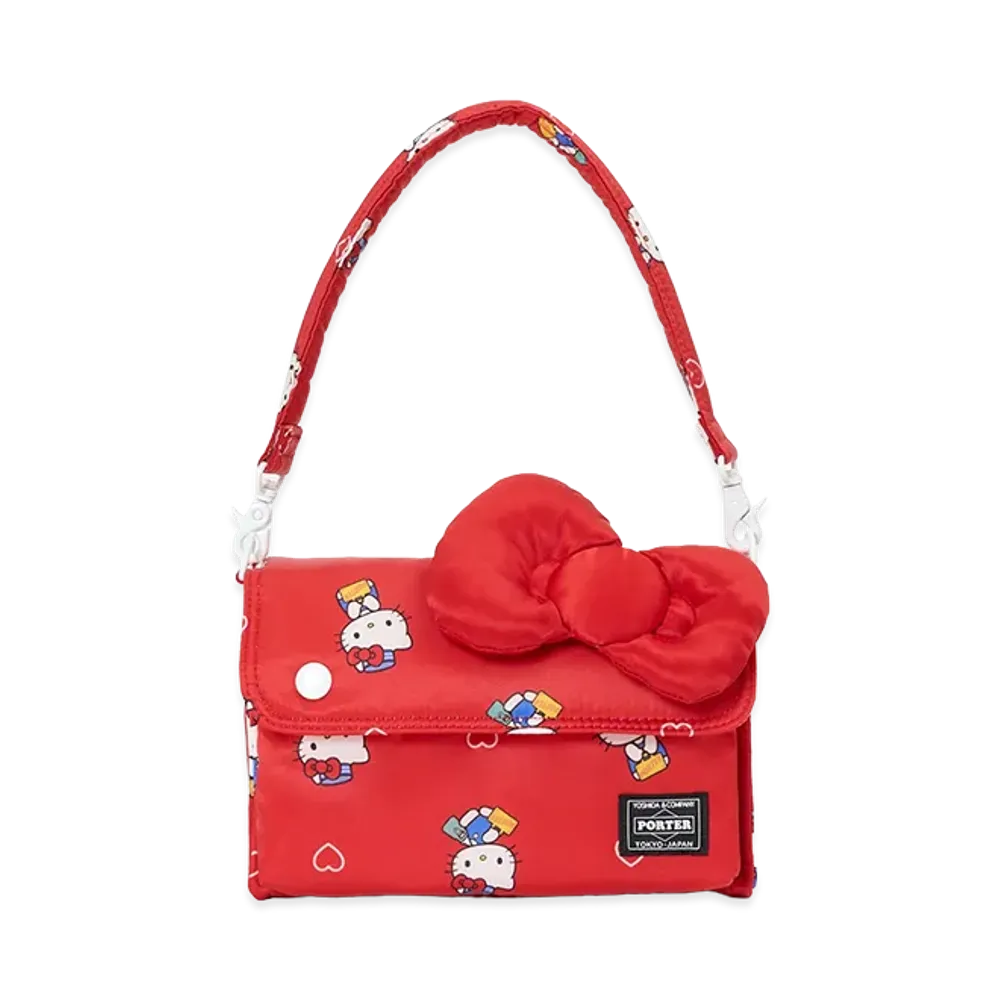 PORTER x HELLO KITTY Party Bag "Red"