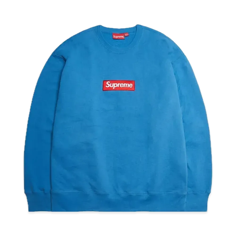 Supreme Box Logo Crewneck "Blue" (22FW)