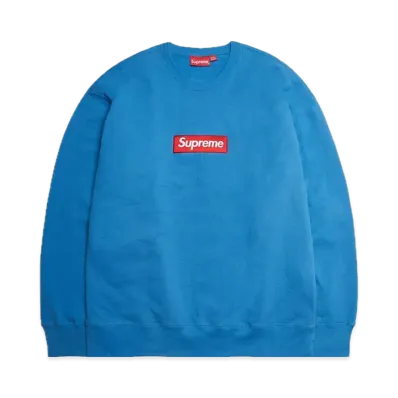 Supreme Box Logo Crewneck "Blue" (22FW)