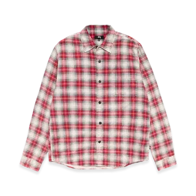 Stussy Dax Printed Shirt "Red"