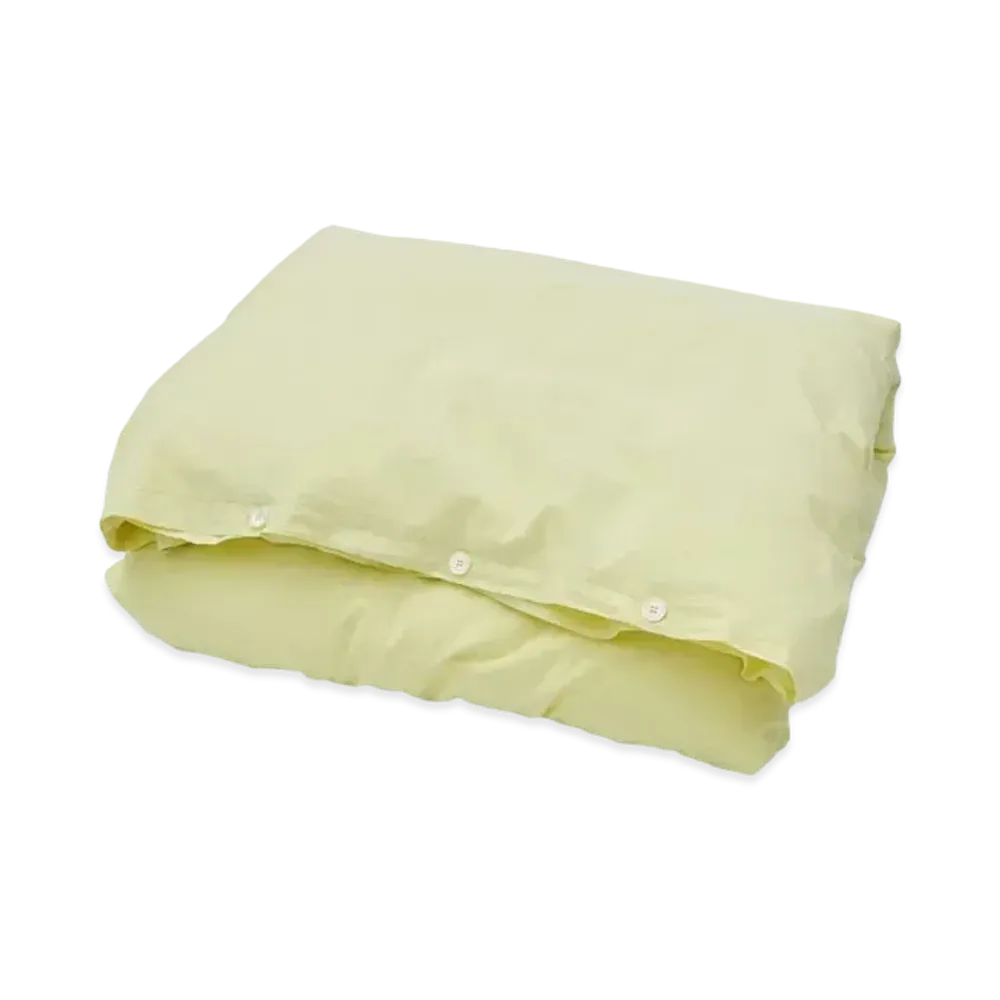 Stussy TEKLA Percale Duvet Cover "Lime"