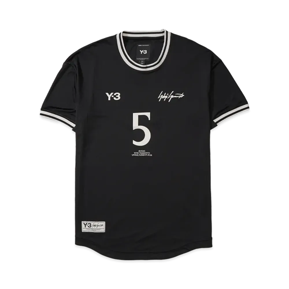 Y-3 Elite 5 Short Sleeve Football Tee "Black"