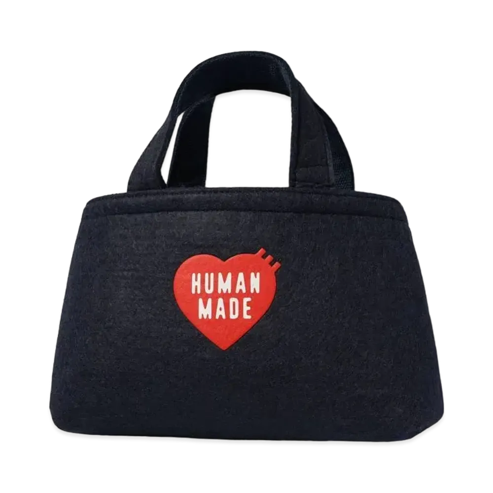 HUMAN MADE FELT TOTE BAG SMALL "Navy"