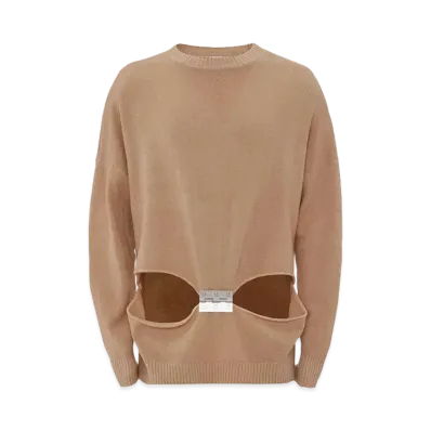 JW ANDERSON Hinge Crewneck Jumper "Beige"