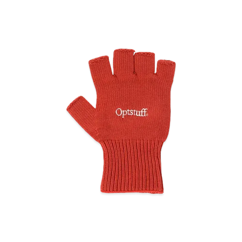 Optstuff Fingerless Glove "Red"