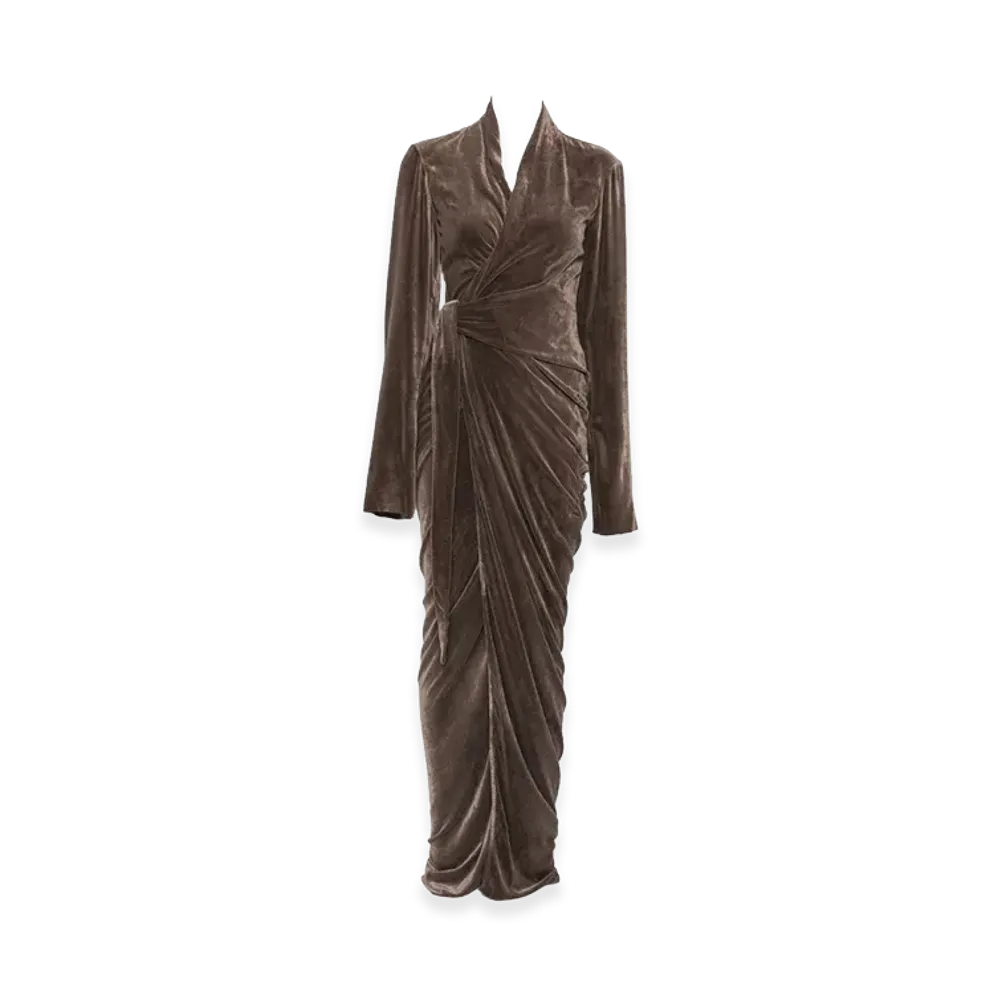 Rick Owens Women's Dresses "Brown"