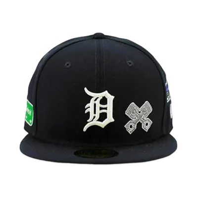 NEW ERA x The Cap Exclusive City of Cities 59fifty Detroit Tigers "Navy"