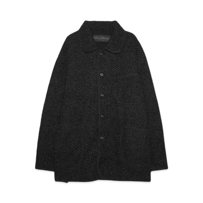 PORTER CLASSIC NEW SASHIKO FRENCH JACKET WATCH CHAIN ITEM "BLACK"