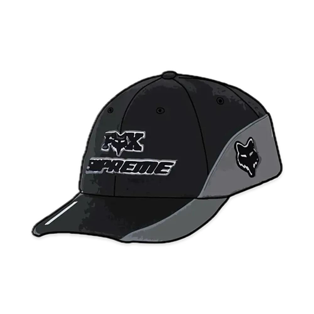 Supreme x Fox Racing 6-Panel "Black"