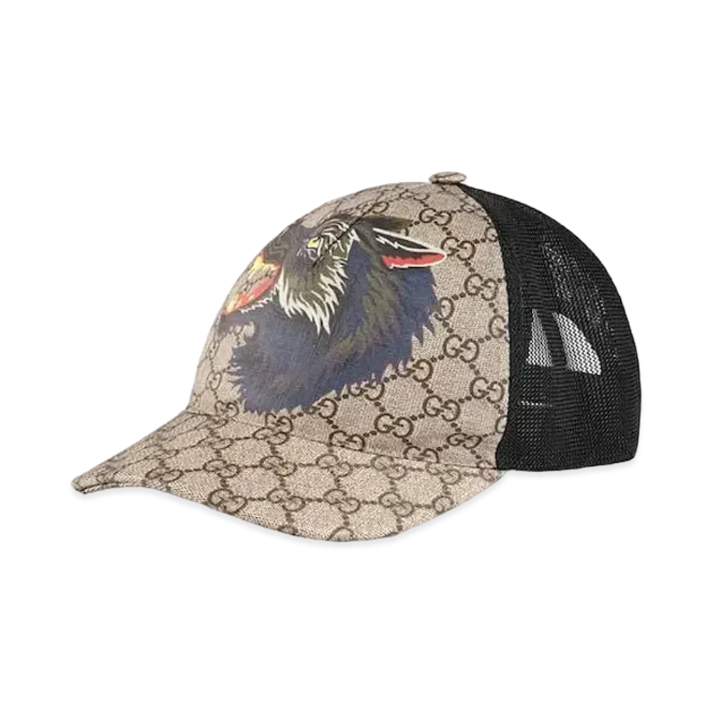 GUCCI GG Supreme Wolf Cap