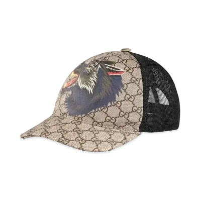 GUCCI GG Supreme Wolf Cap