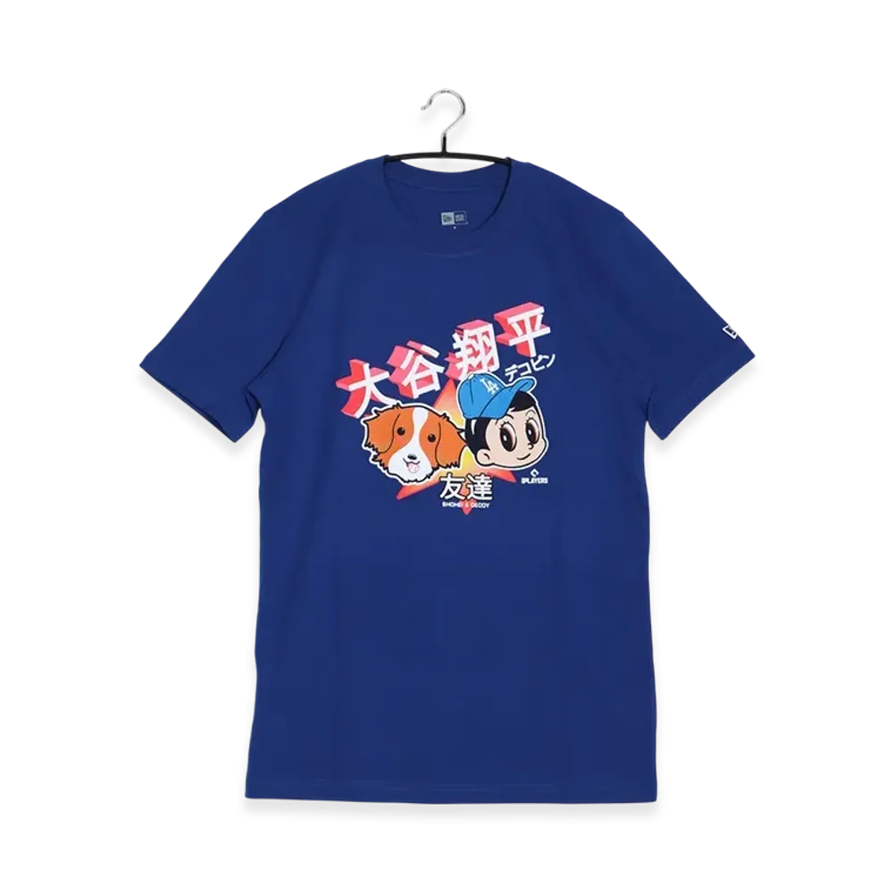NEW ERA S.Ohtani W Dog Print S/S Tee "Blue"