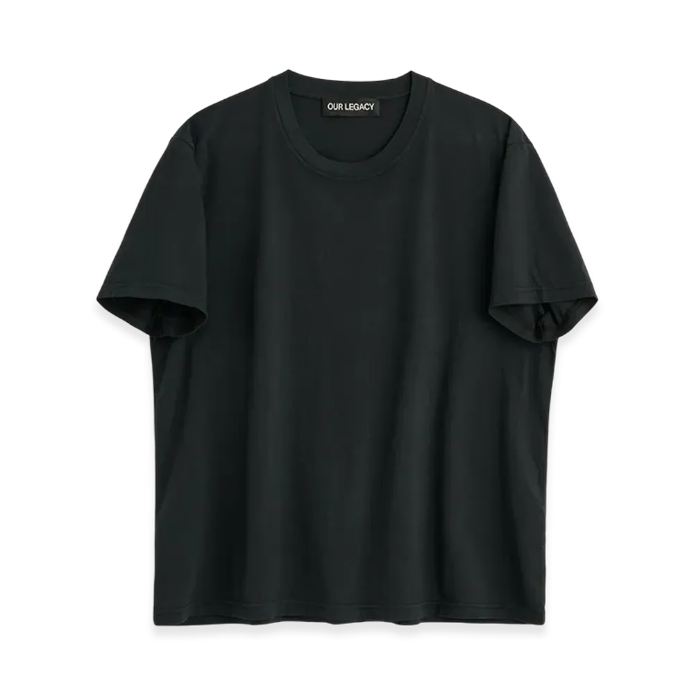 OUR LEGACY Classic T-Shirt "Black Clean Jersey"