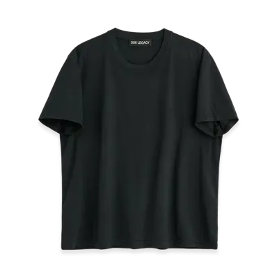 OUR LEGACY Classic T-Shirt "Black Clean Jersey"