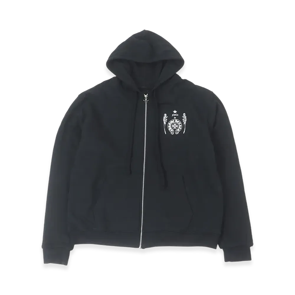 Chrome Hearts Foti Harris Teeter Space Suit Zip Hoodie "Black"