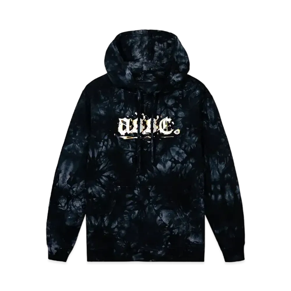 ANTI SOCIAL SOCIAL CLUB SUMMER 24 MAJOR DROP Love & War Tie-Dye Hoodie "Black"