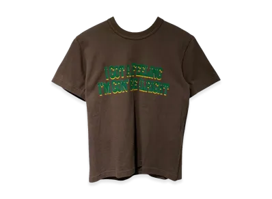 sacai Flock Print T-Shirt "Brown"