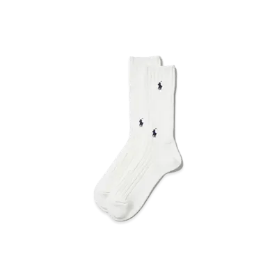 BEAMS x Polo Ralph Socks "White/Navy"