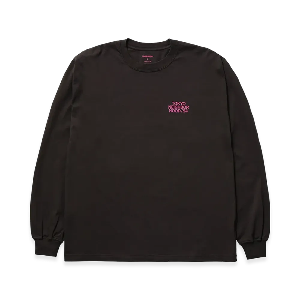 NEIGHBORHOOD NH 252 Spot . Tee LS-5 "Brown"