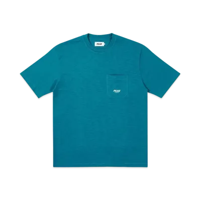 PALACE SLUB POCKET ZIG ZAG T-SHIRT "Teal"