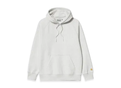 Carhartt WIP Hooded Chase Sweat "Ash Heather/Gold"