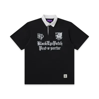 BlackEyePatch Pret-A-Porter S/S Rugby Shirt "Black"