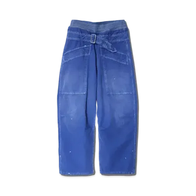 KAPITAL LIPSTOP AVIATOR SUITCUT PANTS "Blue"