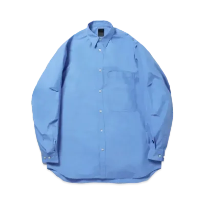 DAIWA PIER39 Tech Regular Collar Shirts L/S Solid "Sax"