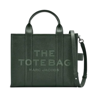 Marc Jacobs The Leather Medium Tote Bag "Ivy"