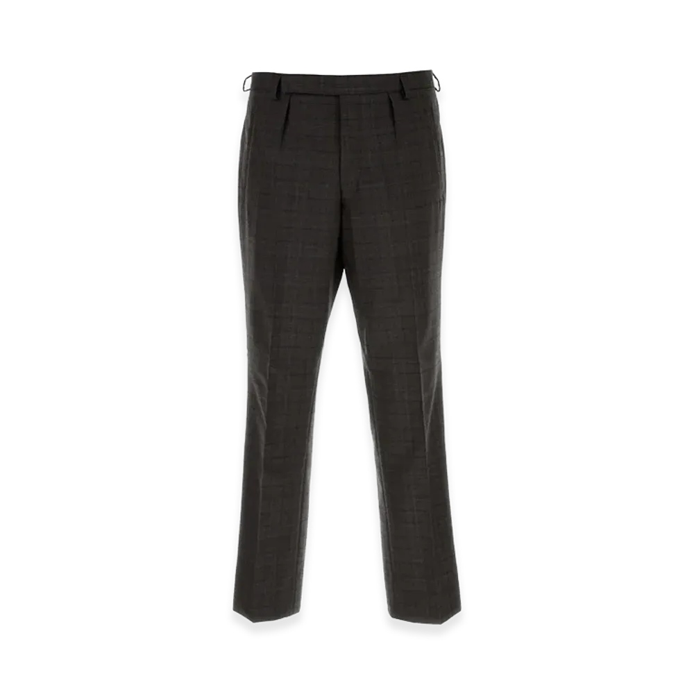 PRADA Embroidered Glencheck Pant "Checked"