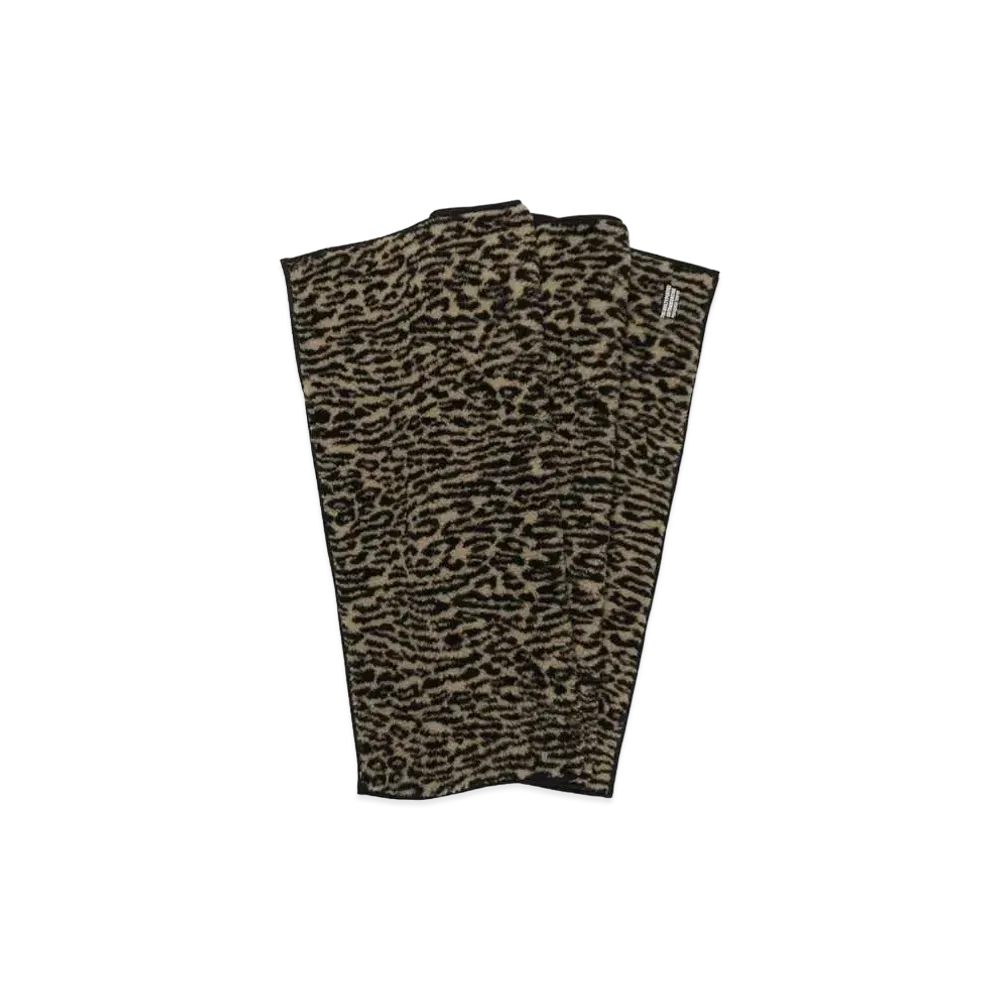 WACKO MARIA Leopard Boa Rug Mat "Beige"