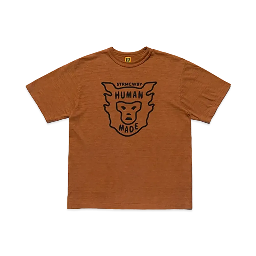 HUMAN MADE COLOR T-SHIRT STRMCWBY "Brown"