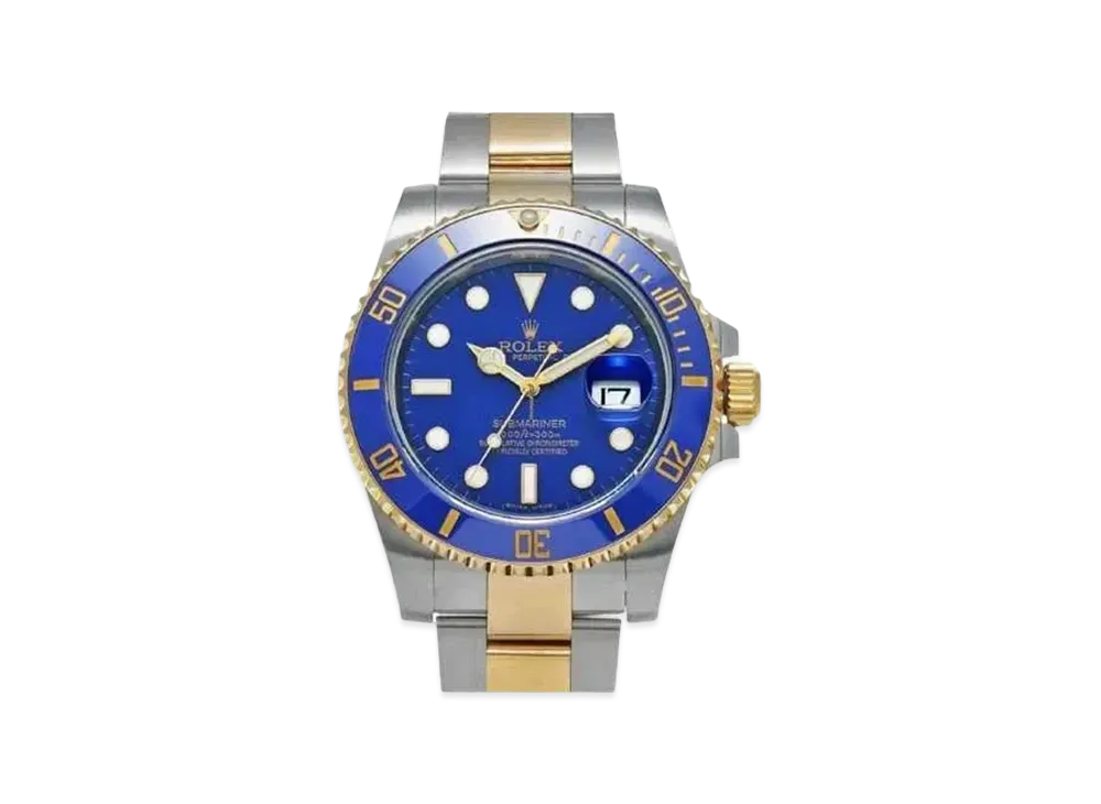ROLEX Submariner Date "Blue/Stainless Steel/Yellow Gold" 116613LB
