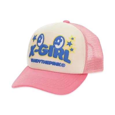 X-Girl x VANDY THE PINK Trucker Cap "Pink"