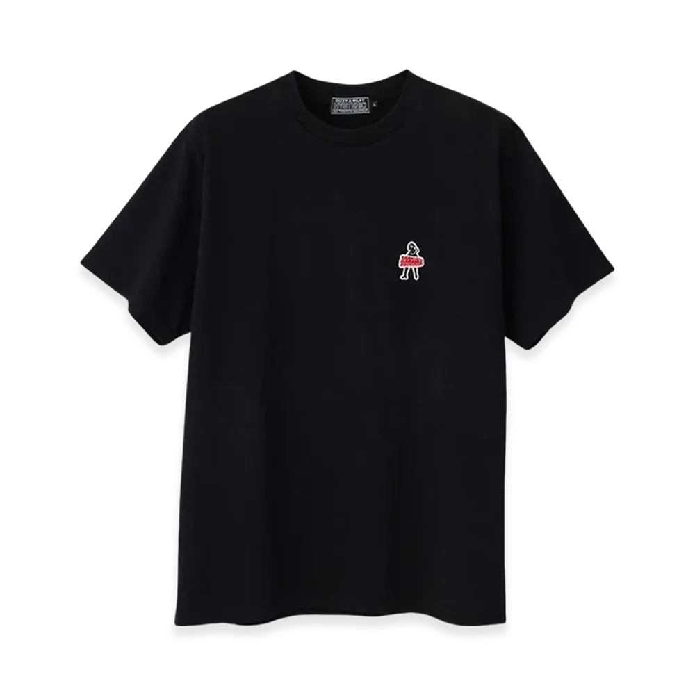 HYSTERIC GLAMOUR Vixen Girl Patch T-Shirt "Black"