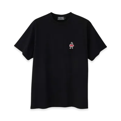HYSTERIC GLAMOUR Vixen Girl Patch T-Shirt "Black"